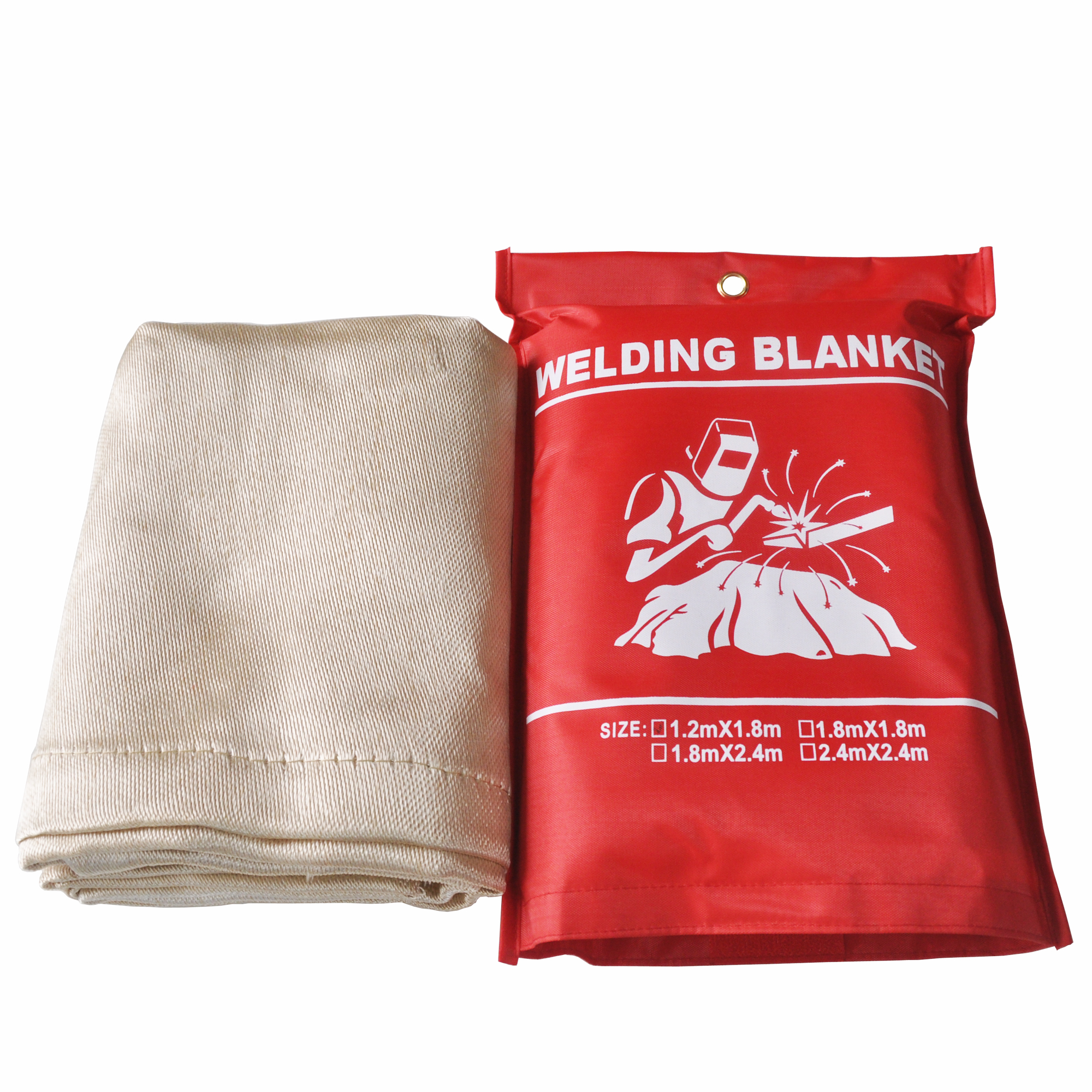 Welding Fire Blanket  with hanging hole fireproof & waterproof 1.2x1.8m