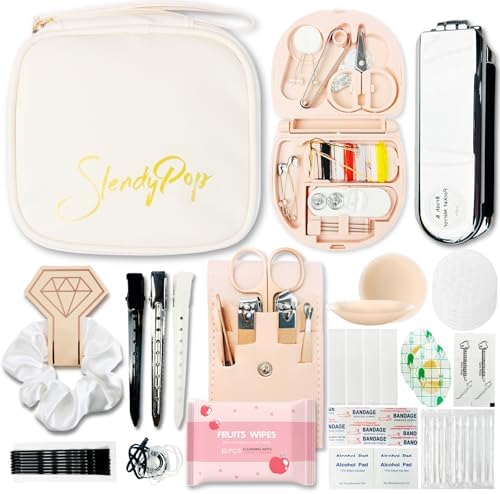 Women's Emergency Kit for Weddings 29 Essential Items for Brides Daily Use All in One Travel Kit Personal Care Survival Set for Team Bride